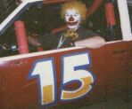 Donnie Bob in race car